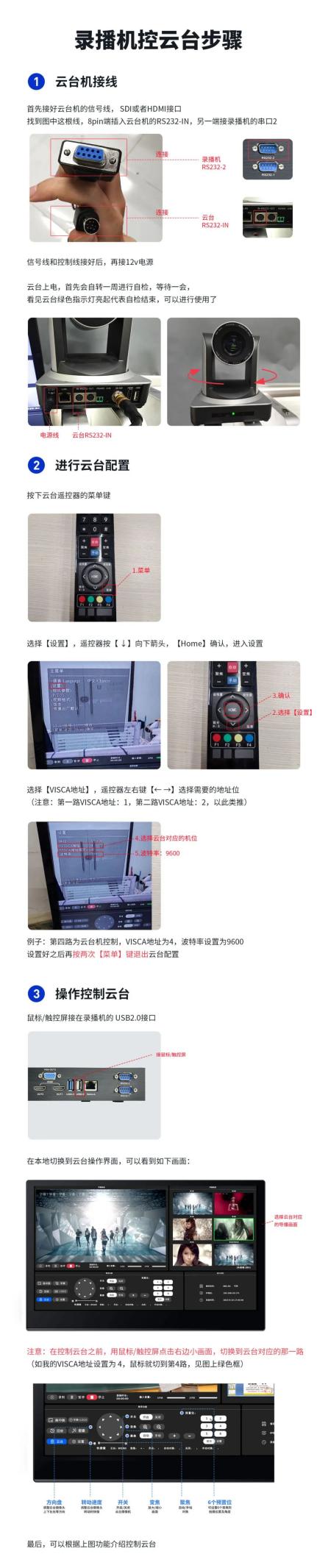 云台控制操作图